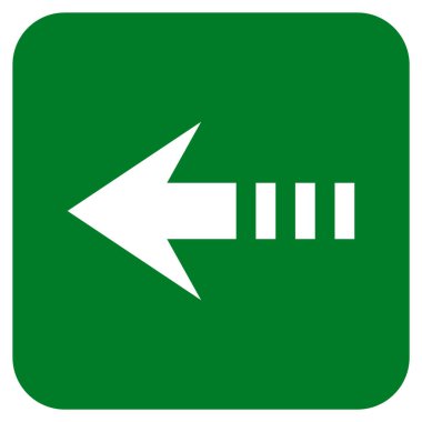 Vektör simge sol düz kare göndermek