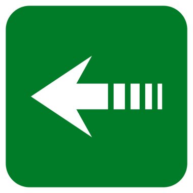 Vektör simge sol düz kare göndermek