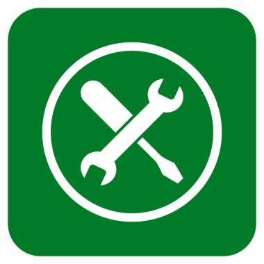 Düz kare vektör simge ayarlama