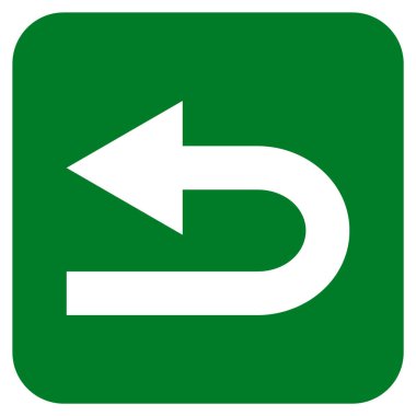 Sol düz kare vektör simge açmak