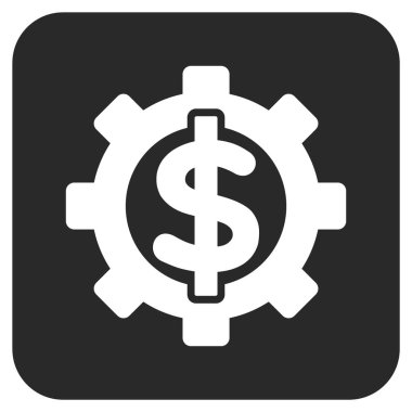 Mali seçenekleri düz kare vektör simgesi