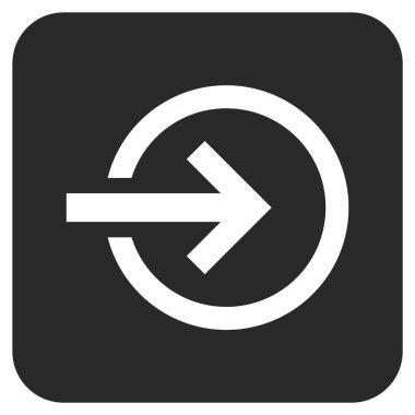 Alma düz kare vektör simgesi