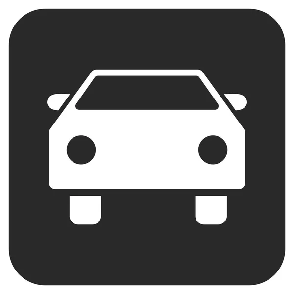 Icono de vector cuadrado plano de coche — Archivo Imágenes Vectoriales