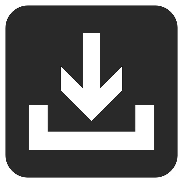 Descargas Icono de vector cuadrado plano — Archivo Imágenes Vectoriales