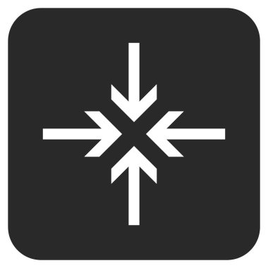 Oklar düz kare vektör simge azaltmak