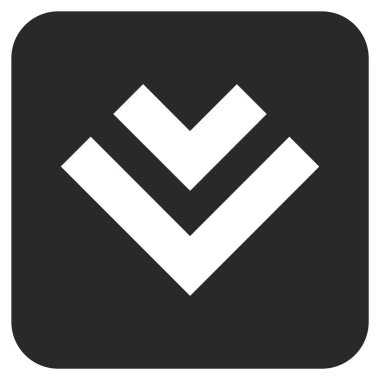 Düz kare vektör simgesi kaydır