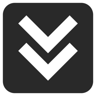 Düz kare vektör simgesi kaydır