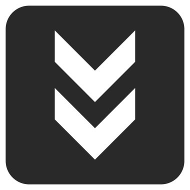 Düz kare vektör simgesi kaydır