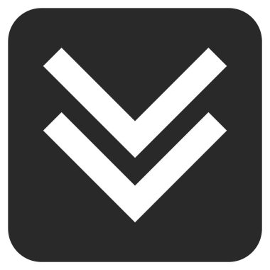 Düz kare vektör simgesi kaydır