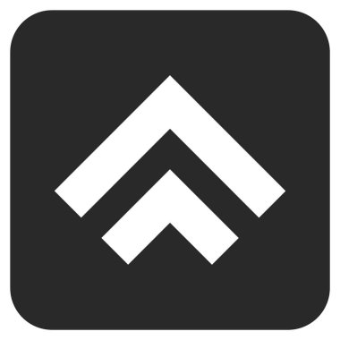 Düz kare vektör simge kayması