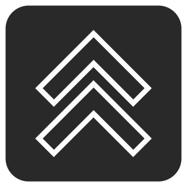 Düz kare vektör simge kayması