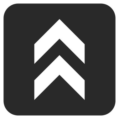 Düz kare vektör simge kayması