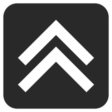 Düz kare vektör simge kayması