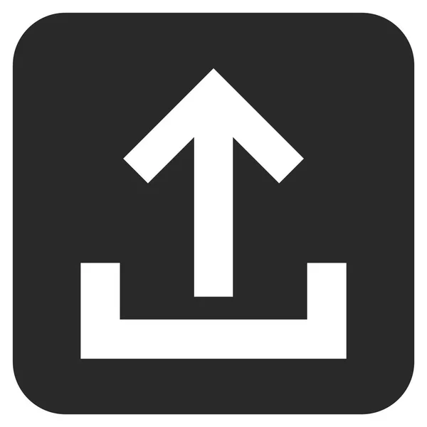 Carica icona vettoriale quadrata piatta — Vettoriale Stock