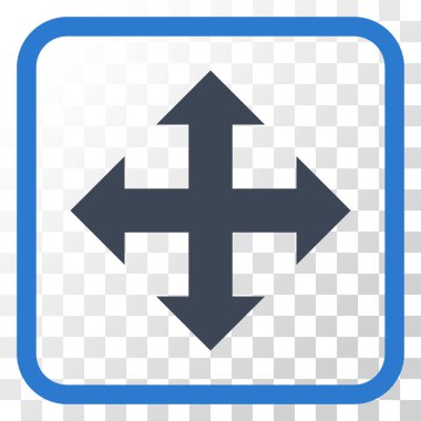 Bir çerçeve içinde vektör simgesini genişletin