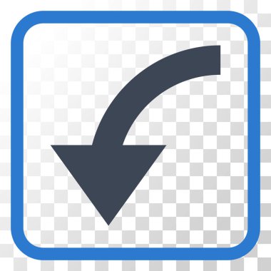 Bir çerçeve içinde CCW vektör simge döndürmek