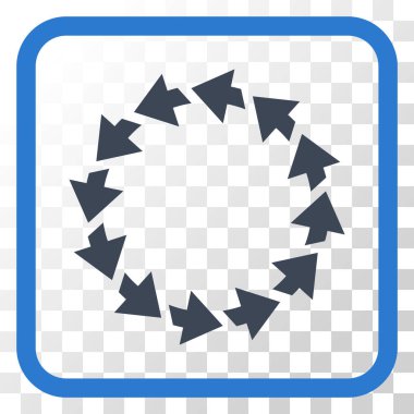 Bir çerçeve içinde CCW vektör simge döndürmek