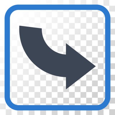 Bir çerçeve içinde CCW vektör simge döndürmek