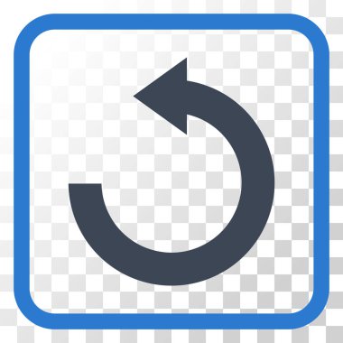 Sol vektör simgesi bir çerçeve içinde döndürme