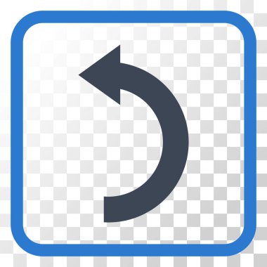 Sol vektör simgesi bir çerçeve içinde döndürme