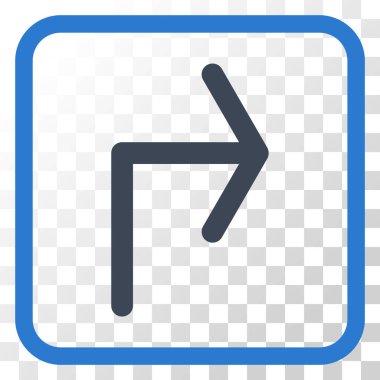 Doğru vektör simge bir çerçevede açmak