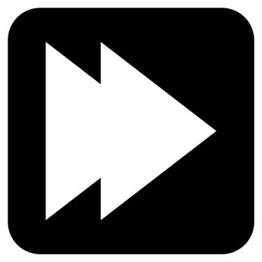 Vektör simgesi doğru düz kare taşı