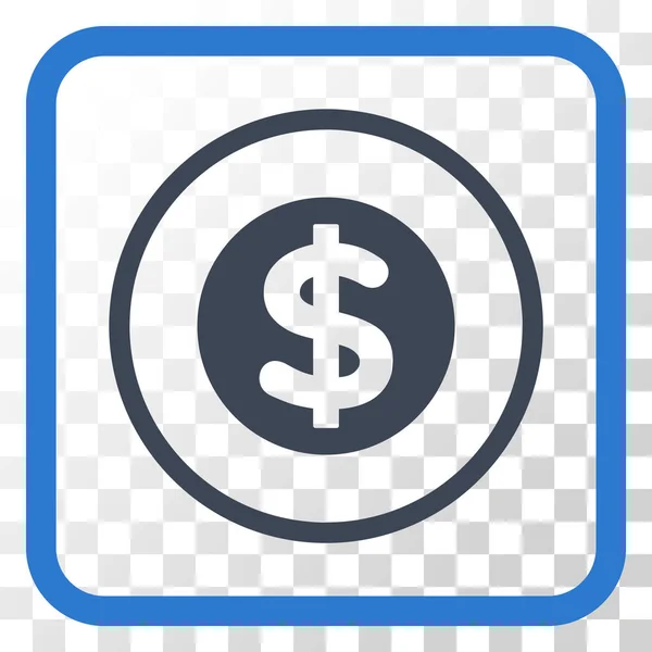 Finance Vector Icon In a Frame — Stock Vector