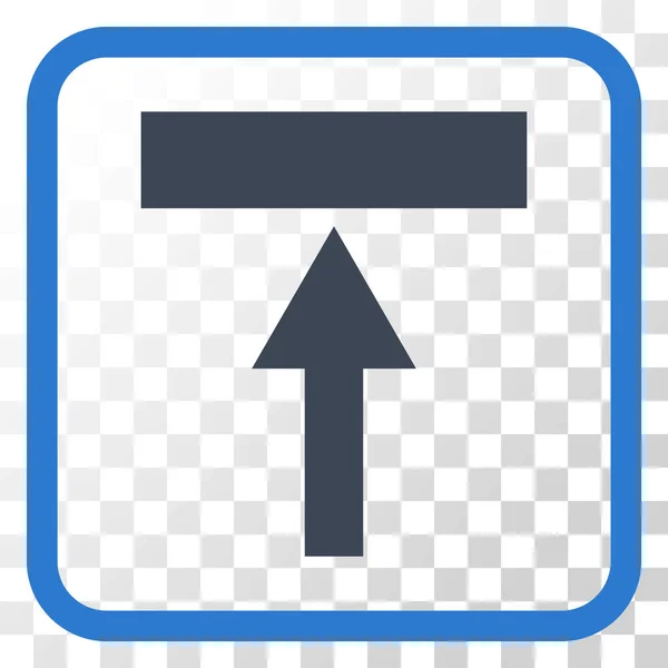 Mover Top Vector icono en un marco — Archivo Imágenes Vectoriales