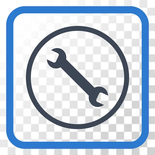 Llave Vector icono en un marco — Vector de stock