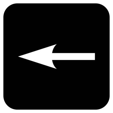 Keskin ok düz yaptı vektör simgesi kare