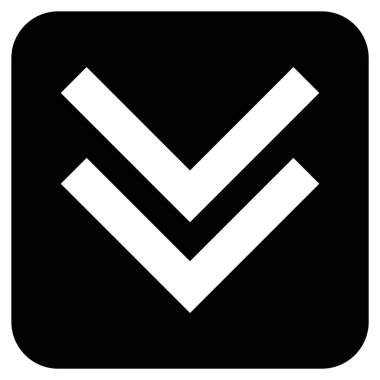 Düz kare vektör simgesi kaydır