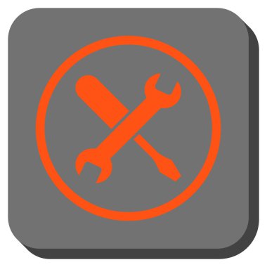 Yuvarlatılmış Kare vektör simge ayarlama