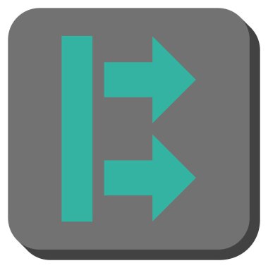 Doğru yuvarlatılmış kare vektör simge getir