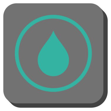 Yuvarlatılmış Kare vektör simge damla