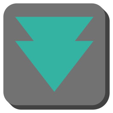 Yuvarlatılmış Kare vektör simgesi taşı