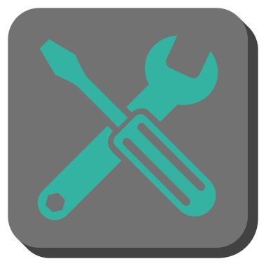 Seçenekleri yuvarlatılmış kare vektör simgesi