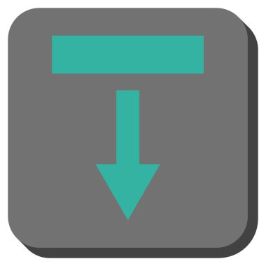 Yuvarlatılmış Kare vektör simgesi çekin