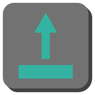 Yuvarlatılmış Kare vektör simge çekin