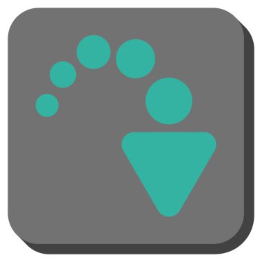 Yuvarlatılmış Kare vektör simge Yinele