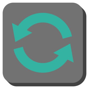 Yuvarlatılmış Kare vektör simge Yenile