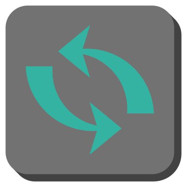 Yuvarlatılmış Kare vektör simge Yenile