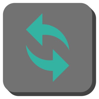 Yuvarlatılmış Kare vektör simge Yenile