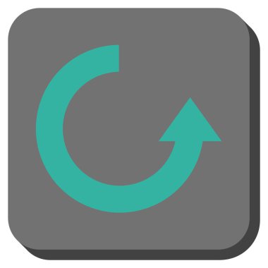 Yuvarlatılmış Kare vektör simge Döndür