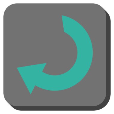 Yuvarlatılmış Kare vektör simge döndürmek