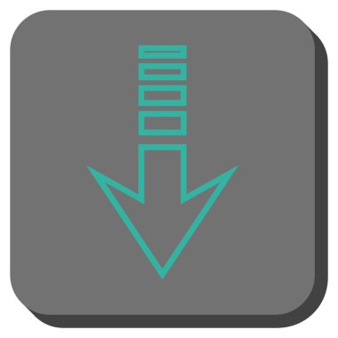 Yuvarlatılmış Kare vektör simgesi gönder