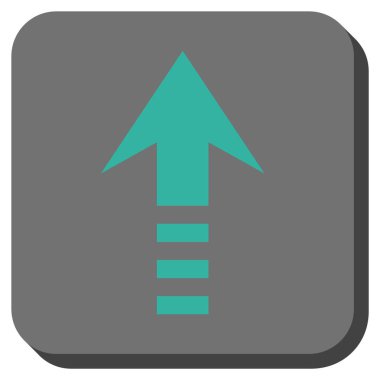 Yuvarlatılmış Kare vektör simge gönder