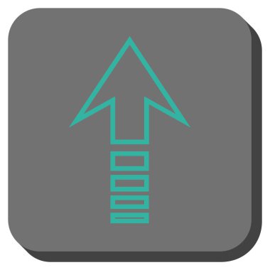 Yuvarlatılmış Kare vektör simge gönder