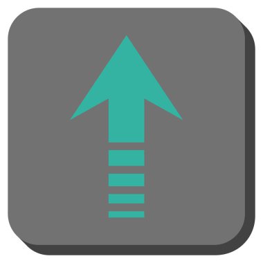 Yuvarlatılmış Kare vektör simge gönder