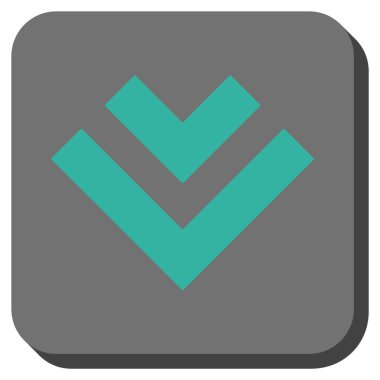 Yuvarlatılmış Kare vektör simgesi kaydır