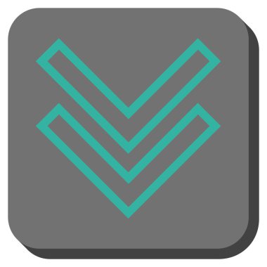 Yuvarlatılmış Kare vektör simgesi kaydır